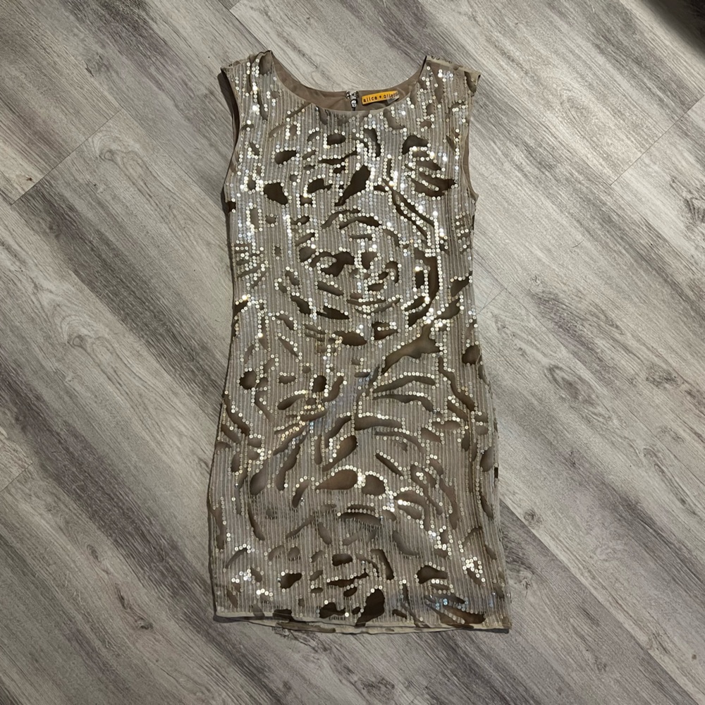 Alice + Olivia sequin dress